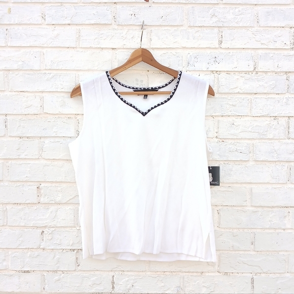 Ming Wang Tops - Ming Wang Sleeveless Shell Tank Size Large